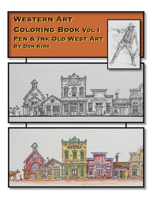 Image du vendeur pour Western Art Coloring Book: Pen & Ink Old West Art (Vol I) (Paperback or Softback) mis en vente par BargainBookStores