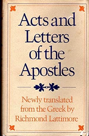 Bild des Verkufers fr Acts and Letters of the Apostles zum Verkauf von WeBuyBooks