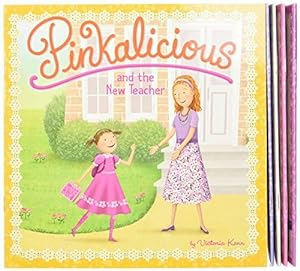 Seller image for The Pinkalicious Take-Along Storybook Set: Tickled Pink, Pinkalicious and the Pink Drink, Flower Girl, Crazy Hair Day, Pinkalicious and the New Teacher for sale by WeBuyBooks