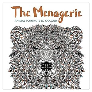 Seller image for The Menagerie: Animal Portraits To Colour [Soft Cover ] for sale by booksXpress