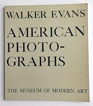 Imagen del vendedor de Walker Evans: American Photographs a la venta por Ethan Daniel Books