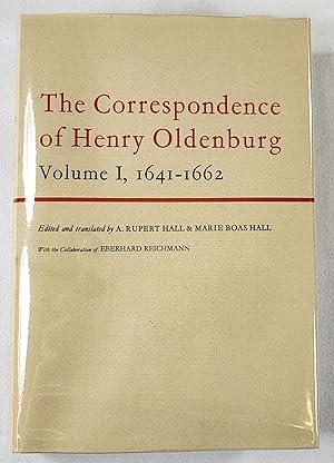 Bild des Verkufers fr The Correspondence of Henry Oldenburg. Volume I: 1641-1662 zum Verkauf von Resource Books, LLC