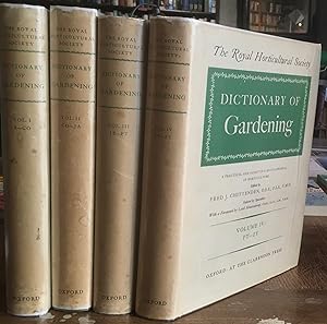 The Royal Horticultural Society Dictionary of Gardening (4 volumes)