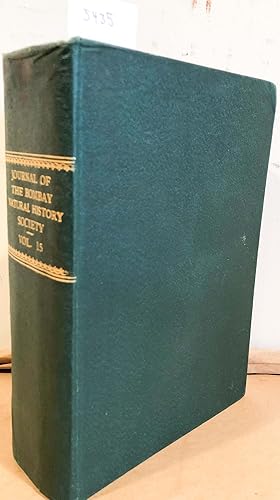 The Journal of the Bombay Natural History Society Vol. XV Nos. 1, 2, 3, 4 plus index bound togeth...