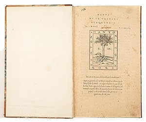 Imagen del vendedor de Alighieri, Dante (1265-1321). Dante. De la V&#969;lgare El&#969;quenzia. Vicenza, Tolomeo Gianicolo, January 1529. (bound with:) Gian Giorgio Trissino (1478-1550). Dial&#969;g&#969; del Trissin&#969; intitulato il Castellan&#969;, nel quale si tratta de la lingua italiana. [Vicenza, Tolomeo Gianicolo, 1529]. (bound with:) &#921;dem. Epistola del Trissino de le lettere nu&#969;vamente aggiunte ne la lingua italiana.Vicenza, Tolomeo Gianicolo, February 1529. (uniformly bound with:) &#921;dem. La P&#969;etica di M. Gi&#969;van Giorgi&#969; Trissin&#969;. Vicenza, Tolomeo Gianicolo, April 1529. a la venta por PrPh Books