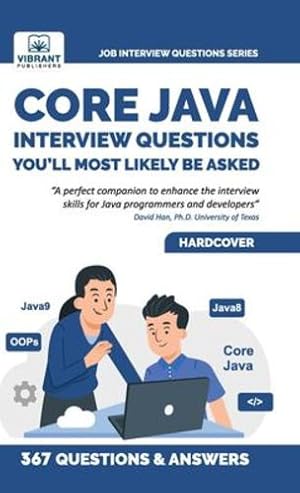 Seller image for Core Java Interview Questions You'll Most Likely Be Asked by Publishers, Vibrant [Hardcover ] for sale by booksXpress