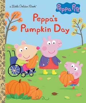 Seller image for Peppa's Pumpkin Day (Peppa Pig) (Little Golden Book) by Golden Books [Hardcover ] for sale by booksXpress