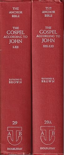 Seller image for The Gospel According to John I-XII and XIII-XXI Volumes 29 and 29A for sale by Jonathan Grobe Books