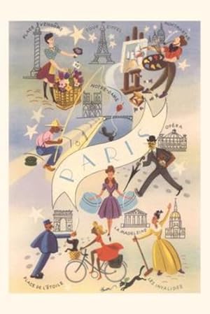 Seller image for Vintage Journal Travel Poster for Paris (Pocket Sized - Found Image Press Journals) [Soft Cover ] for sale by booksXpress