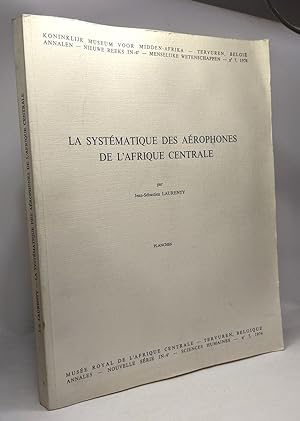 La systématique des aérophone de l'Afrique Centrale - PLANCHES - Musée Royal de l'Afrique Central...