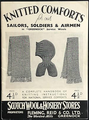 Knitted Comforts for our Sailors, Soldiers & Airmen in Greenock service wools.