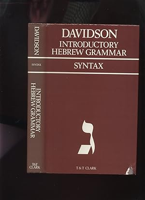 Introductory Hebrew Grammar; Hebrew Syntax