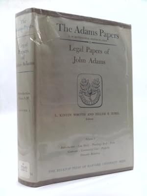 Image du vendeur pour The Adams Papers,The Legal Papers of John Adams ( Vol. 1 ) Cases 1-30 mis en vente par ThriftBooksVintage