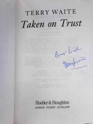 Seller image for Taken on Trust for sale by World of Rare Books