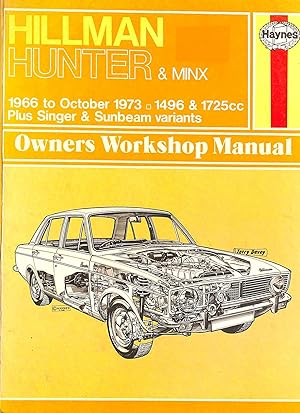 Image du vendeur pour Hillman Hunter Owner's Workshop Manual 1966 to October 1973 mis en vente par M Godding Books Ltd