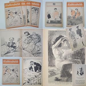 Kladderadatsch 97. Jahrgang Nr. 1 - 4 vom Januar 1944 * 4 H e f t e mit a n t i s e m i t i s c h...