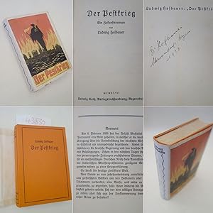 Der Pestkrieg. Ein Zukunftsroman von Ludwig Hofbauer * mit O r i g i n a l - S c h u t z u m s c ...