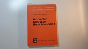 Seller image for Automaten, Sprachen, Berechenbarkeit for sale by Gebrauchtbcherlogistik  H.J. Lauterbach