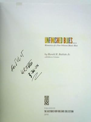 Seller image for Unfinished Blues. for sale by World of Rare Books