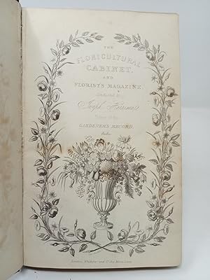 Bild des Verkufers fr The Floricultural Cabinet, and Florists Magazine. January to December, 1839. zum Verkauf von ROBIN SUMMERS BOOKS LTD