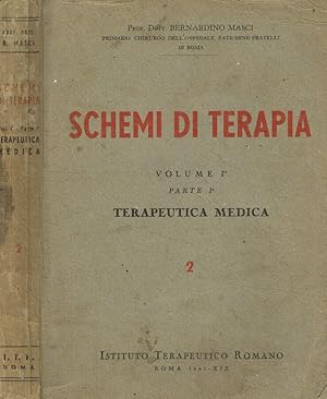 Imagen del vendedor de Schemi di terapia 2. Vol.I, parte I Terapeutica medica a la venta por Biblioteca di Babele