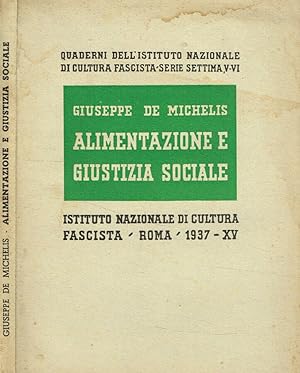 Seller image for Alimentazione e giustizia sociale for sale by Biblioteca di Babele