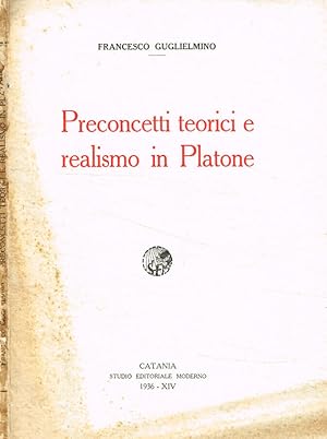 Immagine del venditore per Preconcetti teorici e realismo in Platone venduto da Biblioteca di Babele