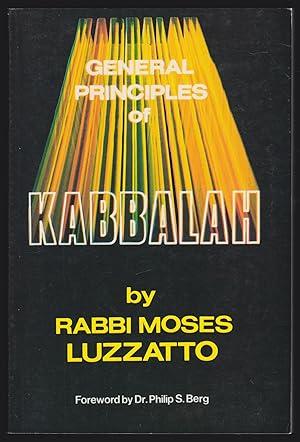 Immagine del venditore per General Principles of Kabbalah venduto da JNBookseller