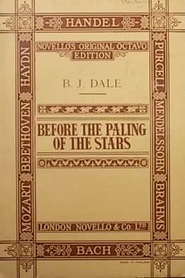 Before the Paling of the Stars, A Christmas Hymn, Vocal Score