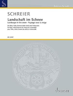 Seller image for Landschaft im Schnee : Drei Studien fr Flte, Viola d'amore (oder Viola) und Violoncello for sale by AHA-BUCH GmbH