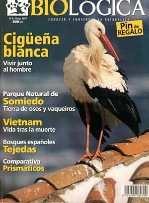 Imagen del vendedor de BIOLGICA N8. Mayo 1997. Conocer y conservar la naturaleza. (Cigea blanca; Parque Natural de Somiedo; Tejedas, el bosque milenario y otros) a la venta por Librera Vobiscum