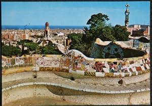 Bild des Verkufers fr Barcelona Spain Postcard Parque Guell Gaudi Detalle zum Verkauf von Postcard Anoraks