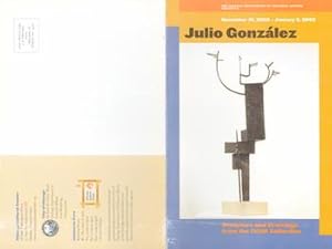 Bild des Verkufers fr Julio Gonzalez : Sculpture and Drawings from IVAM Collection. November 16, 2005 - January 8, 2006. (Exhibition pamphlet.) zum Verkauf von Wittenborn Art Books