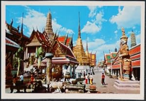 Bankok Thailand Wat Phra Keo Temple Postcard