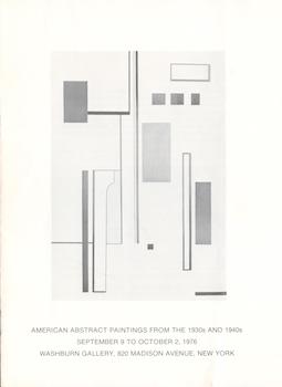 Seller image for Ilya Bolotowsky : American Abstract Paintings from the 1930s and 1940s : Washburn Gallery, September 9 - October 2, 1976. for sale by Wittenborn Art Books
