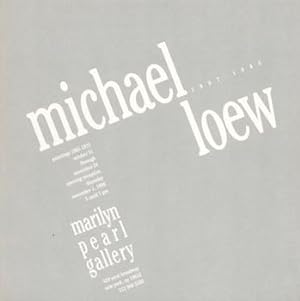 Immagine del venditore per Michael Lowe : Paintings. (Brochure for exhibition and reception, October 31 to November 24, 1990.) venduto da Wittenborn Art Books