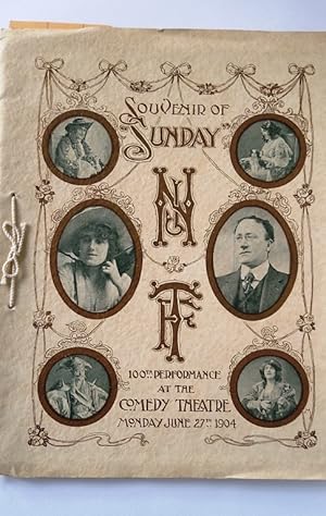 Souvenir of Sunday by Thomas Raceward on the occasion of the 100th performance at the Comedy Thea...