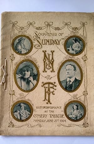 Souvenir of Sunday by Thomas Raceward on the occasion of the 100th performance at the Comedy Thea...