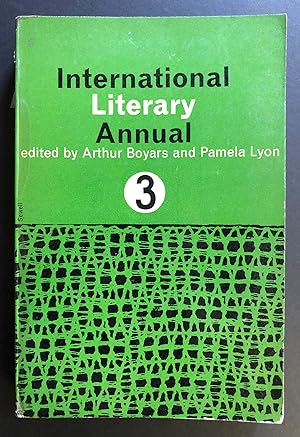 Seller image for International Literary Annual 3 (1961) - includes William Burroughs, Brion Gysin, and Sinclair Beiles for sale by Philip Smith, Bookseller