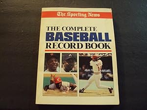 Seller image for The Complete Baseball Record Book sc Craig Carter 1986 Sporting News for sale by Joseph M Zunno