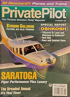 Private Pilot Magazine, Vol. 32, No.11, November, 1997