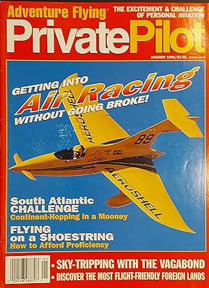 Private Pilot Magazine, Vol. 31, No.1, January, 1996