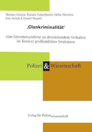 Imagen del vendedor de Clankriminalitt' a la venta por BuchWeltWeit Ludwig Meier e.K.