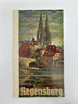 Imagen del vendedor de Fhrer durch Regensburg und zur Walhalla und Befreiungshalle, Herausgegeben vom Verkehrsverein Regensburg und Umgebung e. V. Bearbeitet von Adolf Schmetzer, a la venta por Antiquariat REDIVIVUS