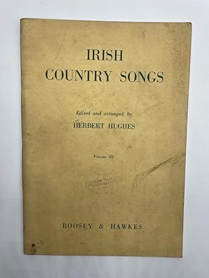 Bild des Verkufers fr Irish Country Songs zum Verkauf von Antiquariat REDIVIVUS