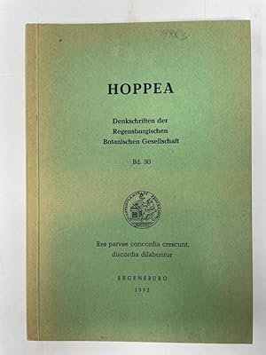 Bild des Verkufers fr Hoppea Denkschriften der Regensburger Gesellschaft zum Verkauf von Antiquariat REDIVIVUS