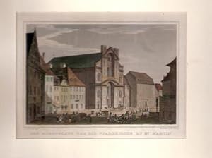 Bamberg. Marktplatz und Pfarrkirche St. Martin.