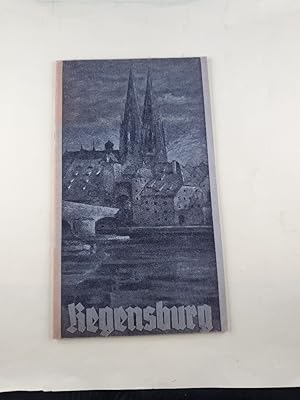 Imagen del vendedor de Fhrer durch Regensburg und zur Walhalla und Befreiungshalle mit 25 Bildern und einem Stadtplan. a la venta por Antiquariat REDIVIVUS