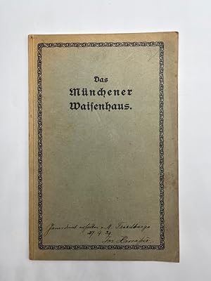 Image du vendeur pour Das Mnchener Waisenhaus. Eine Studie. Erbaut 1896 - 1899 von Architekt und stdt. Baurat Hans Grssel mis en vente par Antiquariat REDIVIVUS