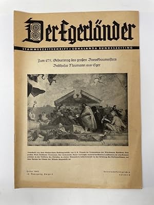 Der Egerländer Stammeszeitschrift Eghalanda Bundeszeitschrift zum 275. Geburtstag des großen Baro...